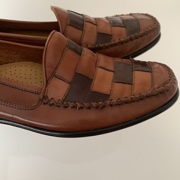 Giorgio Brutini Le Glove Handcrafted Leather Loafers Size 10,5 D - Picture 5 of 13